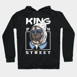 pug dog king of street Hoodie